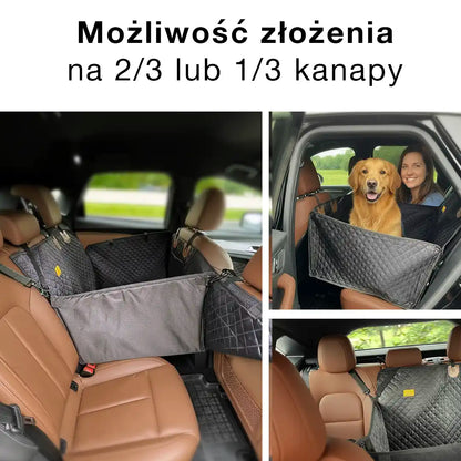 Mata samochodowa z usztywnionym spodem - składana - na całą, 2/3, 1/3 kanapy