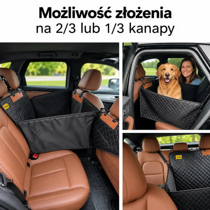 Mata samochodowa z usztywnionym spodem - składana - na całą, 2/3, 1/3 kanapy
