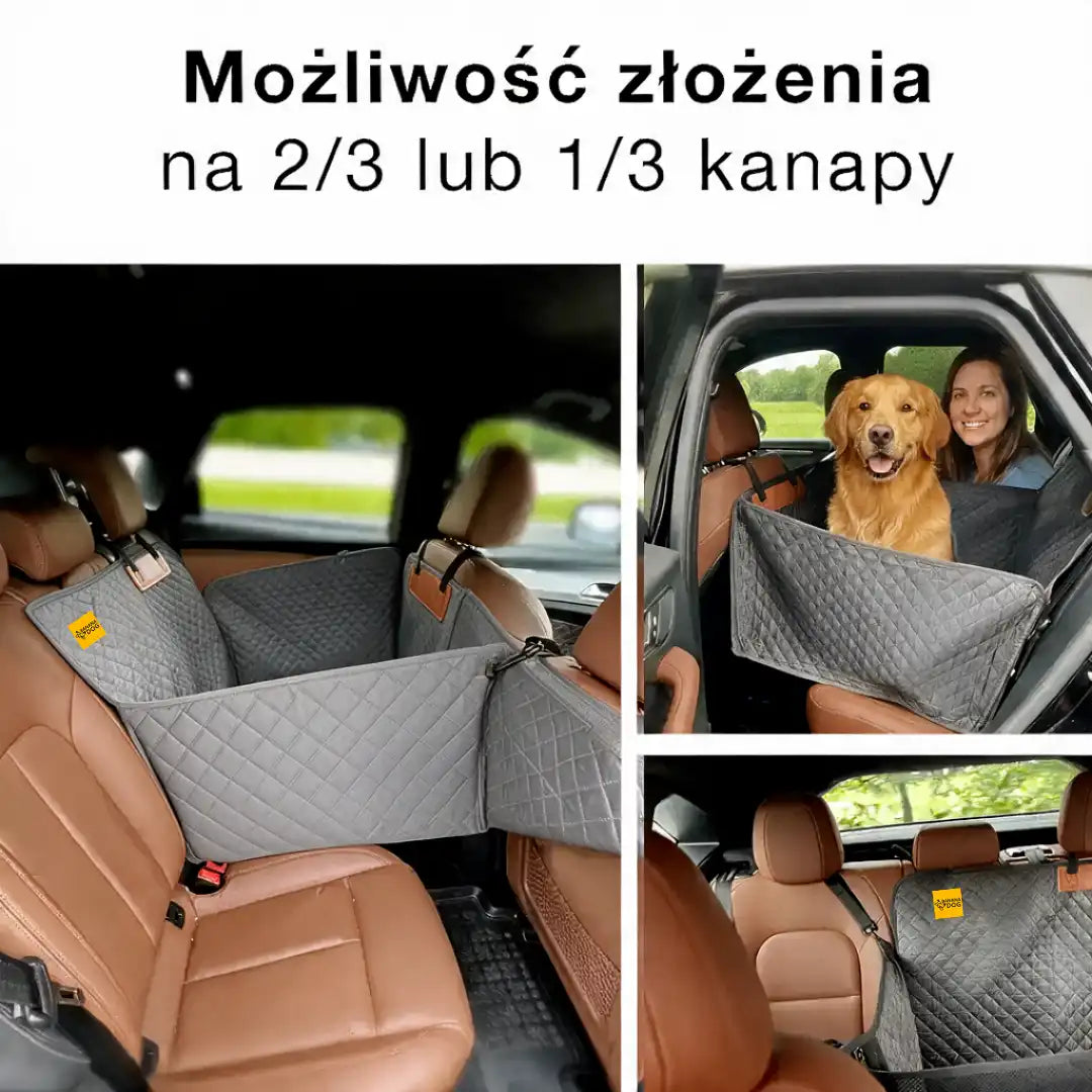 Mata samochodowa z usztywnionym spodem - składana - na całą, 2/3, 1/3 kanapy